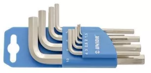 Hex Key Unior 10Pcs