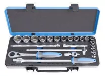 Socket set 1/2" ( 5/16" : 1.1/4" )