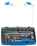 Socket set 1/2" and 1/4" 43 pcs