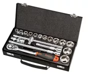 Socket set ( 6 point ) 1/2" 25 pcs