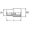 Hand Socket 1/2" DR 13 mm Vata