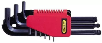 Stanley Long Spherical Head Male Spanner 9 Piece Set