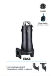 Submersible Sewage Pump Enclosed channel impeller (EDSEM) 1.5 Hp