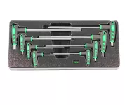 Hex Key T-Handle Set 2-10 mm Vata 8Pcs