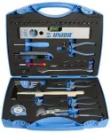 Tool set for hobby users in plastic box 43 pcs