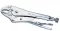 Curved Jaw Locking Pliers with Wire Cutters 7" TopTul