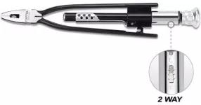 Toptul Reversible Safety Wire Twisting Pliers - 9 Inch, Silver