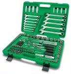 TopTul Professional Grade 1/4", 3/8" & 1/2" 130pcs