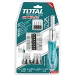 Total Ratchet Screwdriver Set 24 Pcs
