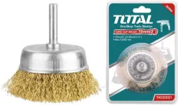 Total wire cup brush 75mm