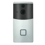 Wi-Fi Intelligent Video Intercom Door Bell Via Mobile - Silver/Black