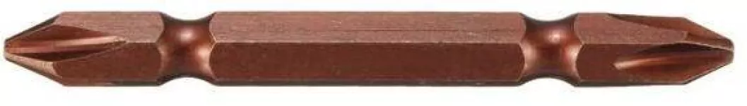 Screwdriver bit ph2 two-way bronze length 65 bronze