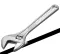 Carbon Steel Full Polish Adjustable Wrench - 24"
