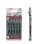 Bosch Jigsaw Blades T 144 D for wood Straight & Coarse cut 5 Pcs