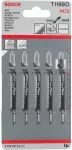 Bosch Jigsaw Blades T T119 BO for wood Curve & Fine cut 5 Pcs