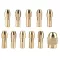 Copper Chuck Clamp Set For Rotary Tooll 0.5-3.2mm 11pcs