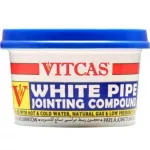 White Pipe Jointing Compound 400g-vitcas