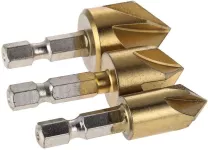 Flute Countersink Drill Bits 6 Pcs