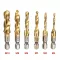 Screw And Capillary Drill Bits For Iron 6pcs