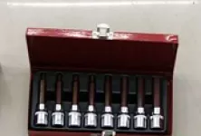 Socket Set 8pcs 1/2"x100mm Hardwell