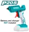 Total Glue Gun 20v Without Battery And Charger