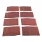 40 Piece mixed grit square sanding sheet set (110mm x 100mm)