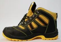 Safety Shoes (black * Yellow) Size 43 Heavy Duty