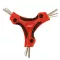 Folding Triangle Hex Key 9pcs rolson