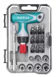 Total T Handle Wrench Screwdriver Set 18pcs