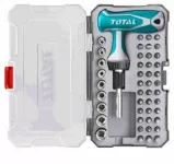 Total T-handle Wrench Screwdriver Set 47 Pcs