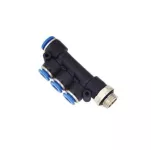 4 Way Tap Connector - Male 6 × 3/8 Hardwell