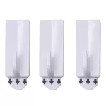 3 Piece rectangular, removable self-adhesive hook set (2cm x 5cm)