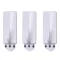 3 Piece rectangular, removable self-adhesive hook set (2cm x 5cm)