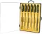 Needle File Set Rubber Grip 6pc 140mm rolson