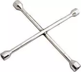4 Way Wheel Brace 350mm 17, 19, 21, 23mm rolson