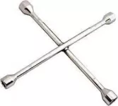 4 Way Wheel Brace 350mm 17, 19, 21, 23mm rolson