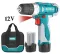 Total Cordless Drill Li-Ion 12v 10mm