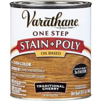 Rust-Oleum Varathane  946ML One Step Stain & Polyurethane Traditional Cherry