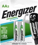 Energizer AA 1.2V 2300mAh Rechargeable Two Batteries
