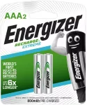 Energizer AAA 1.2V 800mAh Rechargeable Two Batteries