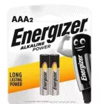 Energizer Alkaline AAA 1.5V Two Batteries