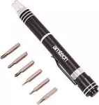 Precision Screwdriver 6-In-1 With LED Amtech