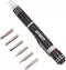 Precision Screwdriver 6-In-1 With LED Amtech