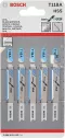 Bosch JSB T118A Basic for Metal Straight Cut 5 Pcs