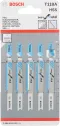 Bosch JSB T118A Basic for Metal Straight Cut 5 Pcs