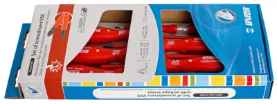 Set Of Screwdrivers VDE With Voltage Tester 6 pcs