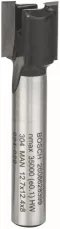 Bosch Router bit Groove Cutter 12.7 mm Shank 8 mm