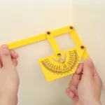 Plastic Protractor and Angle Finder, Outside, Inside, Sloped Angles