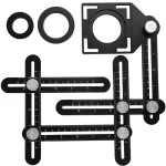 Multi Angle Aluminum Measuring Ruler Six-folding Ruler