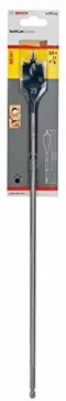 Bosch Selfcut Speed Flat Drill Bit, Hexagon Shank, 25mm X 400mm